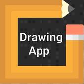 Drawing app - free hand drawing icon