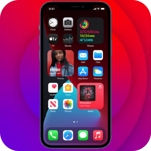 iPhone Launcher 2022:wallpaper icon