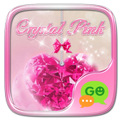 GO SMS CRYSTAL PINK THEME icon
