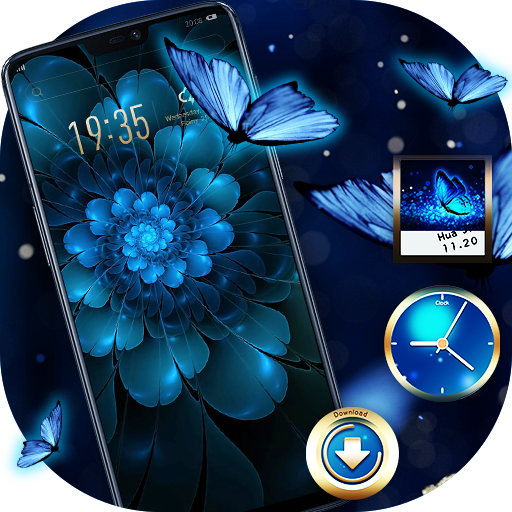 Luxury glory flower theme for galaxy g10 best 2019 icon