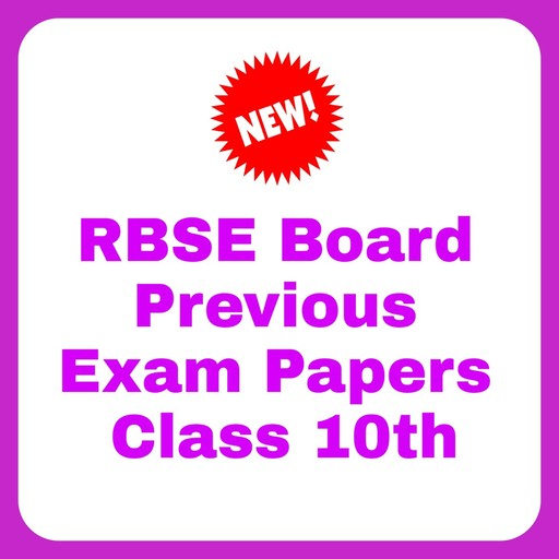 RBSE class 10th Exam Paper &amp; Notes icon
