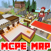 Map Gravity city for Minecraft PE icon