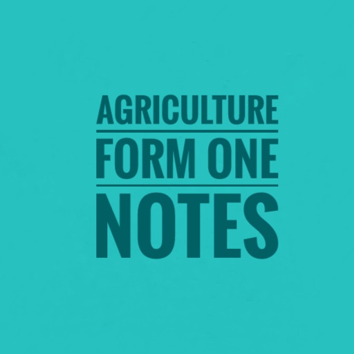 Agriculture: form one notes icon