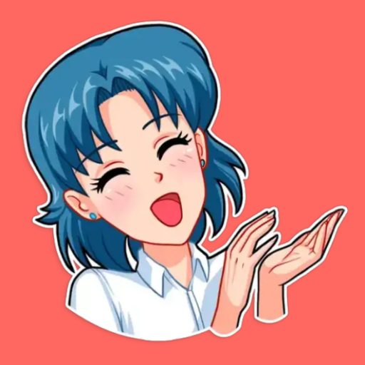 Moon Girls Stickers for WhatsApp icon