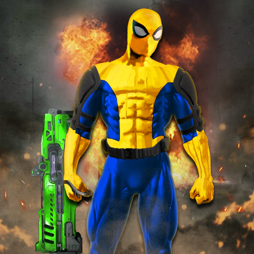 Spider Superhero War Gun Games icon