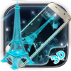 Neon Eiffel Tower 3D Launcher icon