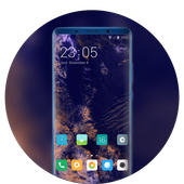 Theme for mi A2 beautiful topography wallpaper icon