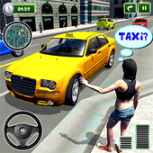 New York Taxi Driver 3D - New Taxi Games Free icon