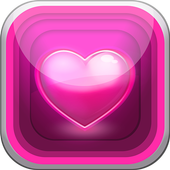 Pink Hearts Live Wallpapers HD icon