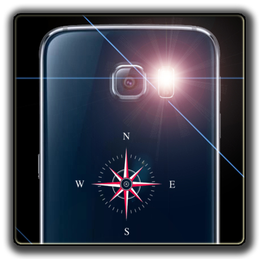 Torch FlashLight with Compass icon