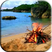 Bonfire Video Live Wallpaper icon