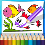 Coloring Pages Drawing For Kids أيقونة