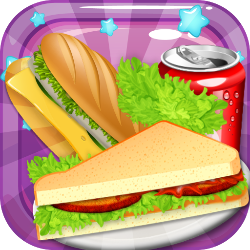 sandwich maker baking fun games icon