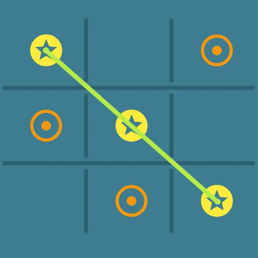 Connect 3 Free | Board game | Strategy icon