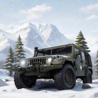 Off-road Jeep Drive-Winter