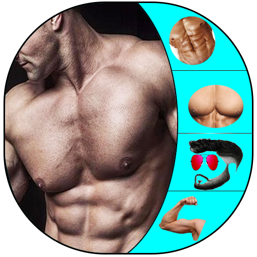 Men Six Pack Abs And Suit Photo Editor icon