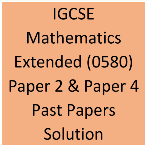 IGCSE Mathematics Past Papers Solution иконка