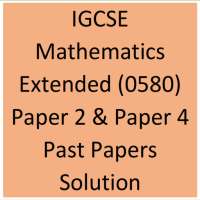IGCSE Mathematics Past Papers Solution on 9Apps