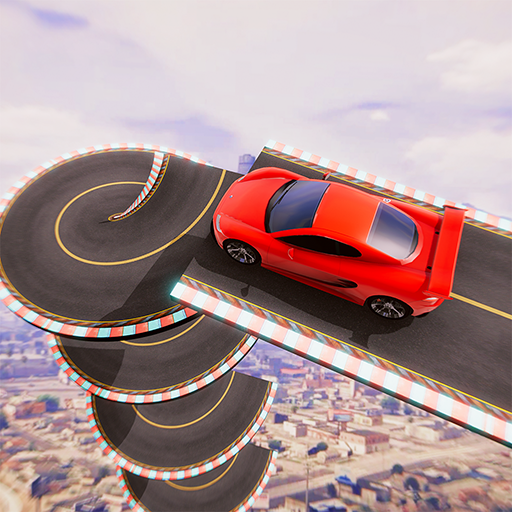 Car stunt racing car games 3d icon