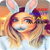 Funny Rabbit Face Maker-Free Funny Face Maker icon