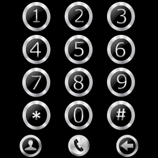 THEME BLACK SIVER FOR EXDIALER icon