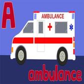 ABC Vehicles Alphabet Song for Kids Offline icon