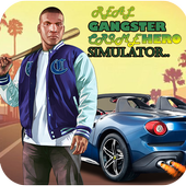 Real gangster crime hero simulator icon