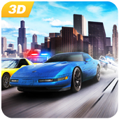 Chase Gangster Car: Police Car Driver Simulator 3D icon