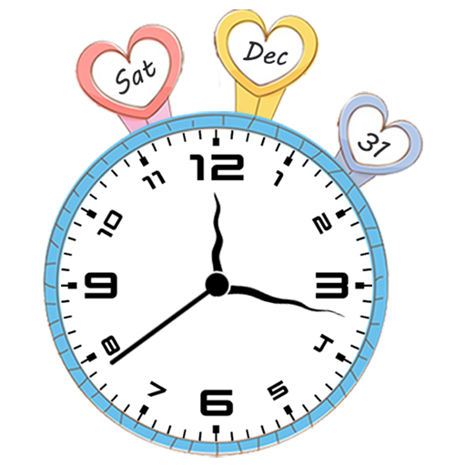 Calendar clock live wallpaper icon