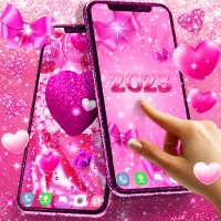 Lovely pink live wallpaper