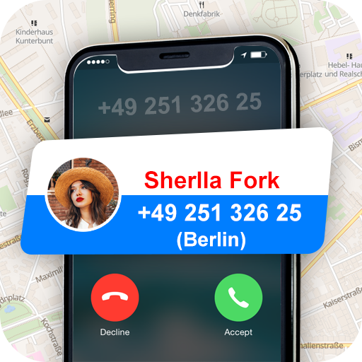 Caller ID: Mobile number locator, Call blocker icon