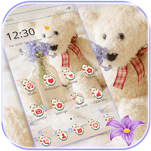 Teddy Bear Theme Forget-me-not icon