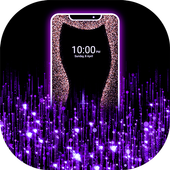 Glitter Edge Lighting - Borderlight Live Wallpaper أيقونة