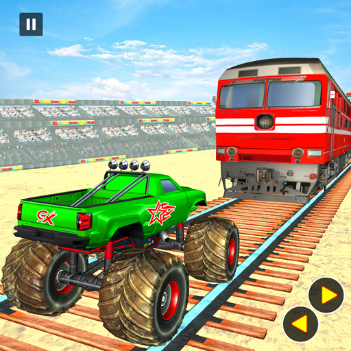 Train Vs Monster Truck Demolition Derby Games icon