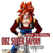 Easy Draw DBZ Super Saiyan icon