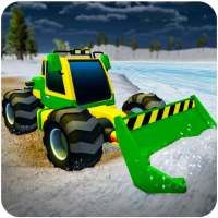 Snow Rescue Operation: Heavy Excavator Crane Sim