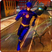 Grand Flash Superhero Rescue - Light Crime City 3D icon