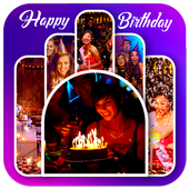 Birthday Slideshow With Song icon