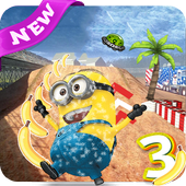 Minion banana:despicable 3D game rush icon