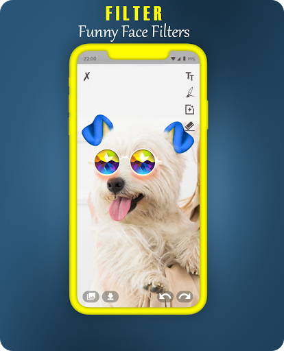 Camera Face Selfi Crown-Stickers Snapchat Editor screenshot 5