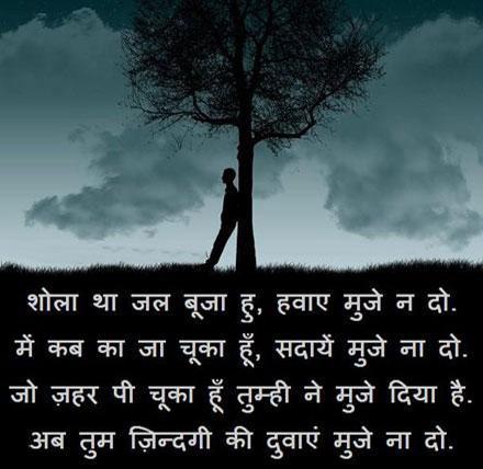 Hindi Dard Bhari Shayari screenshot 3