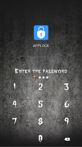 AppLock Theme Horror Skull screenshot 2