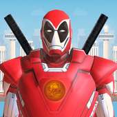 Superhero Iron Ninja City Fight