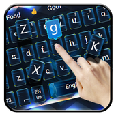 Hi tech keyboard theme icon