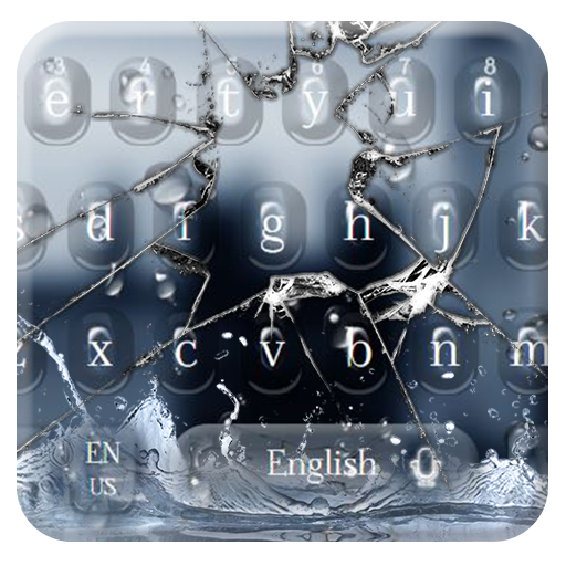 Rain Broken Glass Keyboard иконка