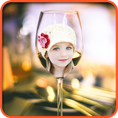 Glass photo frames icon