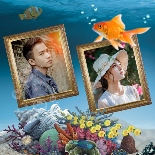 Dual Photo Aquarium Wallpaper icon