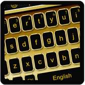 Metal Gold Keyboard