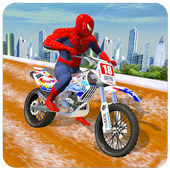 Spiderman Impossible Track Bike Stunts icon