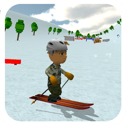 Ski Sim: Cartoon icon